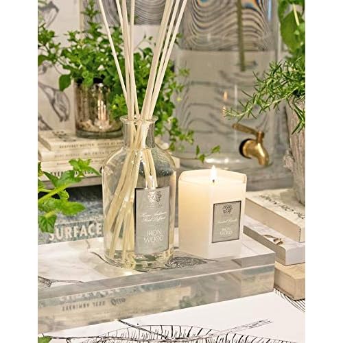 Antica Farmacista Home Ambiance Diffuser - Long-Lasting Reed Scent Diffuser - Luxury Room Freshener Gift - Ironwood, 8.45 fl oz