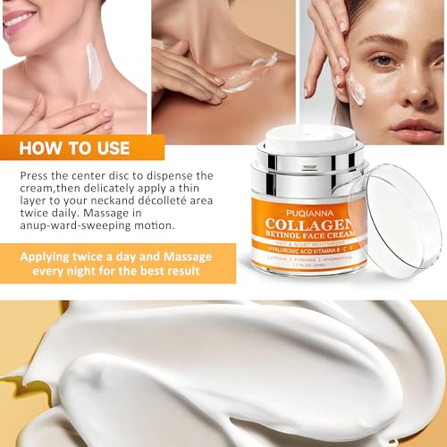 Instant Face Lift Cream with Collagen & Retinol, 1.7 Fl Oz