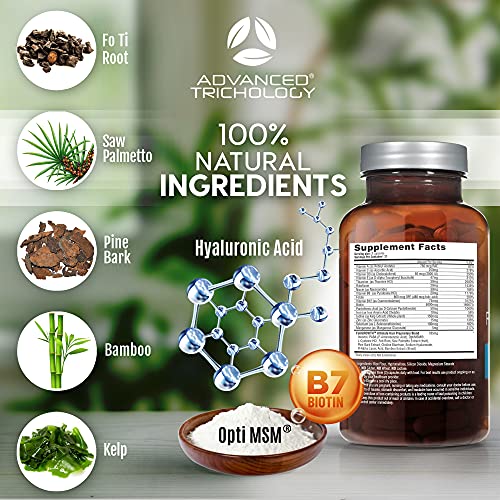 Advanced Trichology FoliGROWTH¢â Hair Growth Supplement for Thicker Fuller Hair | Approved* by the American Hair Loss Association | Revitalize Thinning Hair - 90 Count (Pack of 1)