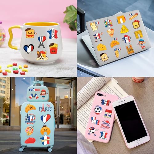 96 PCS French Temporary Tattoos for Kids Party