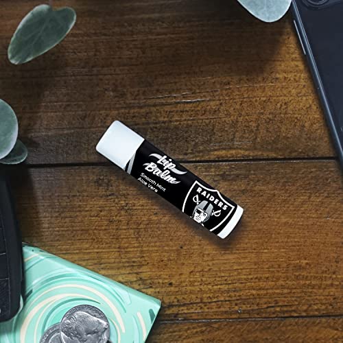 FANMATS 34683 Las Vegas Raiders Smooth Mint SPF 15 Lip Balm