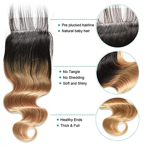 4x4 Swiss Lace Closure | Pre-Plucked Body Wave Human Hair