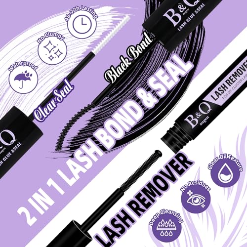 B&Q Fluffy Lash Clusters Kit 280PCS UltraSoft Cluster Eyelash Extensions, 70+90D Volume Eyelash clusters 10-18mm Lash Extension Kit, D Curl Individual Lashes kit with lash Applicator Tool (70+90D Set)