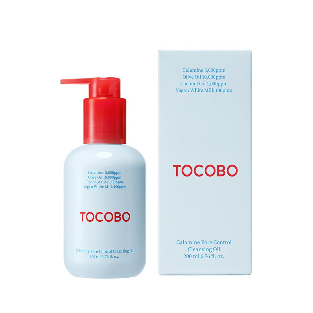 TOCOBO Calamine Pore Control Cleansing Oil 200ml / 6.76 fl oz | Blackheads, Make-up Cleansing, Pore Care, Deep Cleansing, mothers day