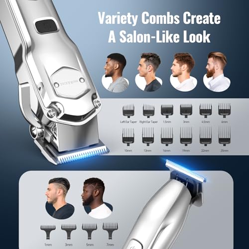 Jack & Rose 4-in-1 Professional Hair Clipper Set for Men