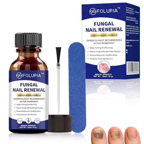 FOLUPIA Toenail Fungus Treatment with Tolnaftate – Extra Strength Nail Repair Serum 1 Fl Oz