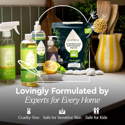 Puracy Comfort Body Wash - Natural Coconut & Vanilla, 48 Oz Pack of 2