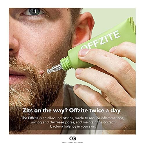 Copenhagen Grooming Offzite Zitstick for Men - Pimple and Ingrown Hair Treatment - Fights Off Pimples and Ingrown Hair Effectively When Growing a Beard