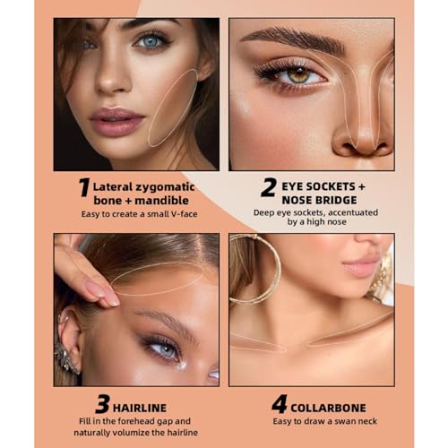 16-Shade Contour Palette - Matte & Shimmer Makeup Kit