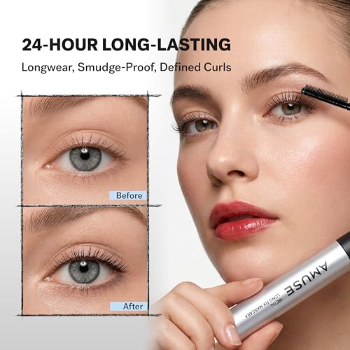 AMUSE SEOUL Long Fix Vegan Tubing Mascara - Smudge Proof & Curling