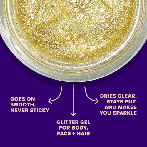Unicorn Snot Holographic Glitter Gel - Vegan & Cruelty Free, 1.7 oz