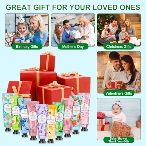 80 Pack Hand Cream Gift Set - Travel Size Moisturizing Lotion