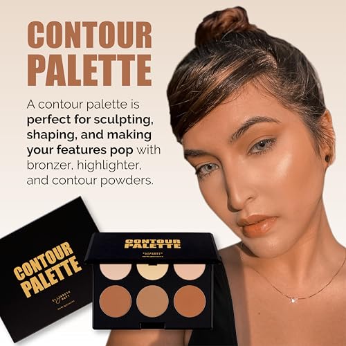 Elizabeth Mott Bronzer Contour Palette - 6 Blendable Shades