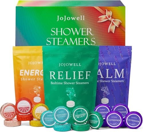 Aromatherapy Shower Steamers - 18 Pack with Essential Oils for Relaxation