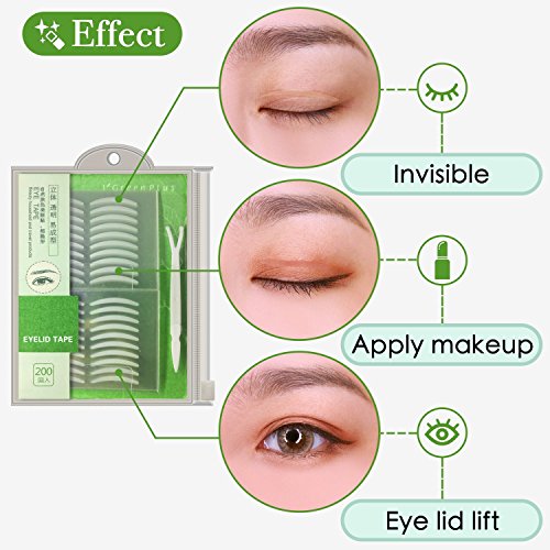 400 Pcs Eyelid Tape Stickers for Natural Double Eyelids