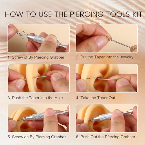 GEMQUEEN Piercing Ball Grabber Tool 14-20G Tapers — Ball Grabber Tool (Variation: Ball Grabber Tool)