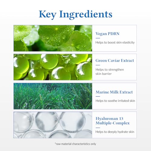 Dr.Althea Aqua Marine Watery Cream | Daily Face Moisturizer for All Skin Types | Deep Hydration Face Cream with Hyaluronic Acid | Vegan Korean Skincare, 1.69 Fl Oz (Pack of 2)