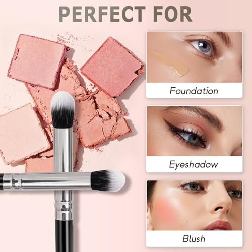 14-Piece Makeup Brush Set with Travel Case | Fiber Bristles