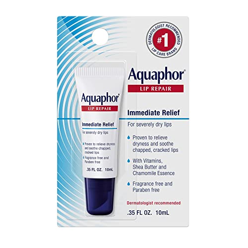 Aquaphor Lip Repair Lip Balm Set for Chapped Lips, Lip Repair Balm, 0.35 Oz Tube (Pack of 2) + Lip Repair Stick, 0.17 Oz (Pack of 2) + Lip Protectant Plus Sunscreen Lip Balm SPF 30, 0.35 Oz Tube