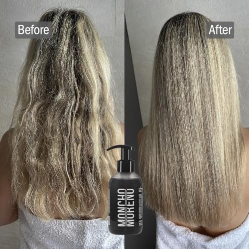 MONCHO MORENO Bathman Detox Hair - Active Carbon Shampoo : Oily roots and dry ends, Cleanses and purifies oily hair 500ml