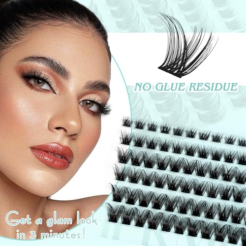 Hermosa Vegan Mink Eyelash Clusters D Curl 8mm-16mm