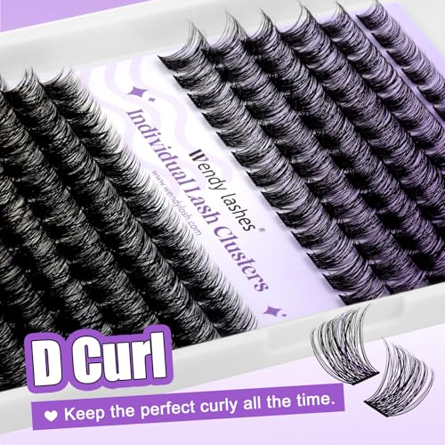 Cluster Lashes Extensions DIY - C/D Curl, 12-16mm Mixed