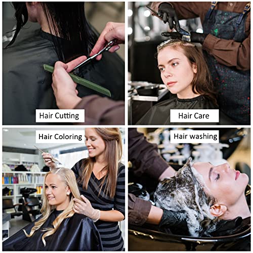 Foaincore 12x Waterproof Salon Capes with Snap Closure 59"x47"