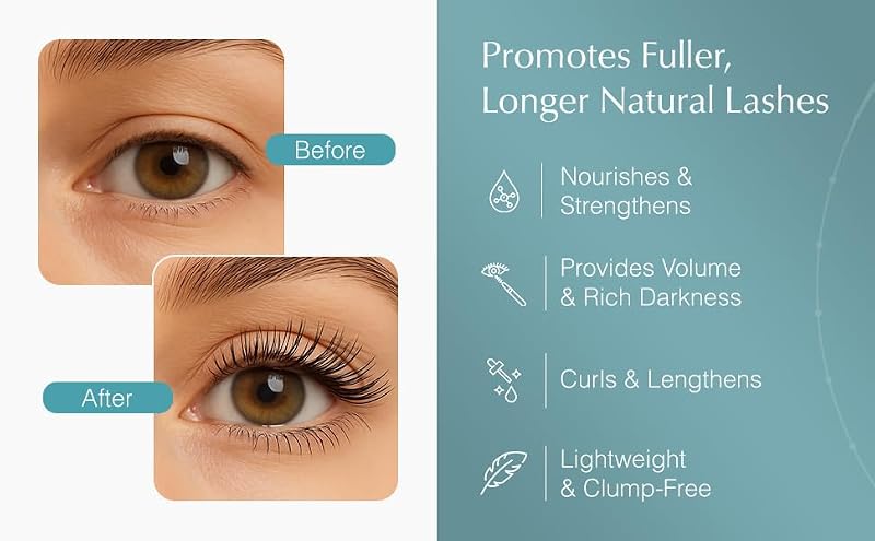 Tubing Mascara for Lash Extensions | Water-Based, Peptide Infused