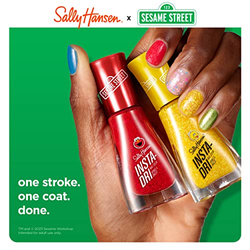 Sally Hansen Insta-Dri - Sesame Street Collection - Nail Polish - Elmo Loves Hue - 0.31 fl oz