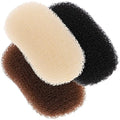 3pc Volume Bump Hair Sponge Inserts & Clips Set