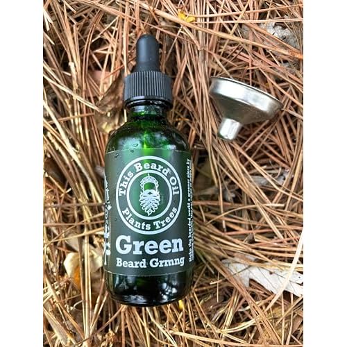 Scotch Pine Beard Oil ? Natural Men¡¯s Beard Oil with Hempseed, Jojoba, Meadowfoam & Coconut Oils ? Beard Softener, Strengthens, Moisturizes & Conditioner ? By GreenBeard Grmng (Scotch Pine, 1 Pack)