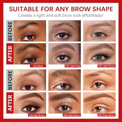 3-in-1 Microblading Eyebrow Pencil - 0.1mm Ultra-Fine Tip