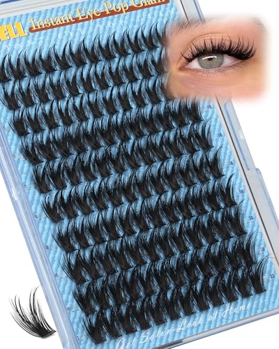 Wispy Lash Clusters 14-22mm D-Curly Volume Eyelashes