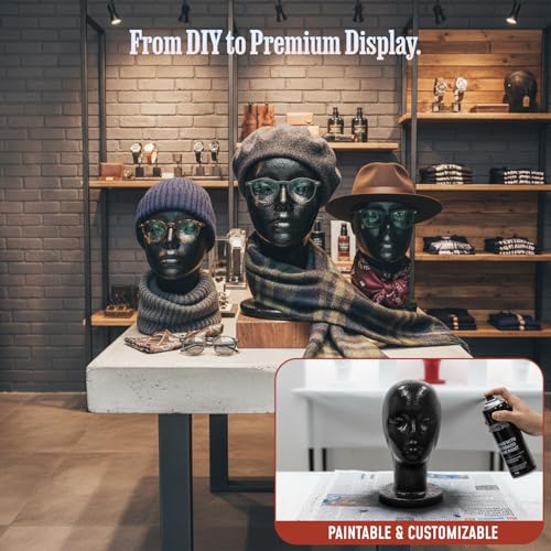 11.4" Styrofoam Mannequin Head - Wig Stand Display