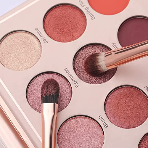 Eye Makeup Brush Set - 6 Pc Professional Eyeshadow Brushes