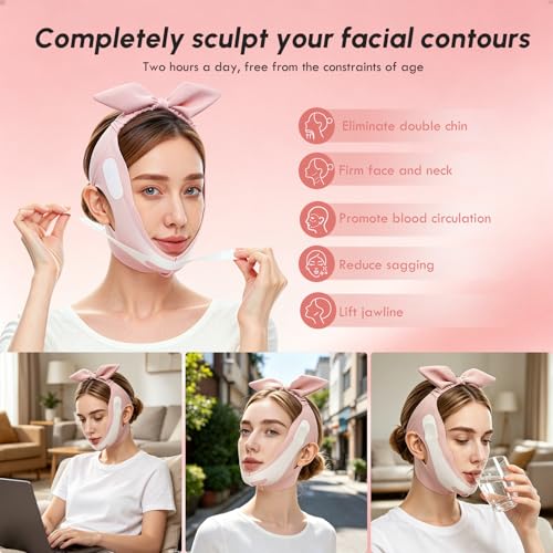 V Line Lifting Mask | Double Chin Reducer with Graphene Fabric