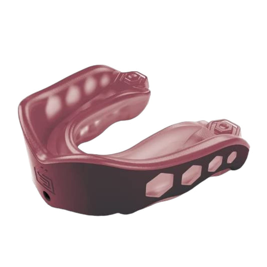 Shock Doctor Unisex Adult Non-Flavored Gel Max Mouthguard, Maroon, US