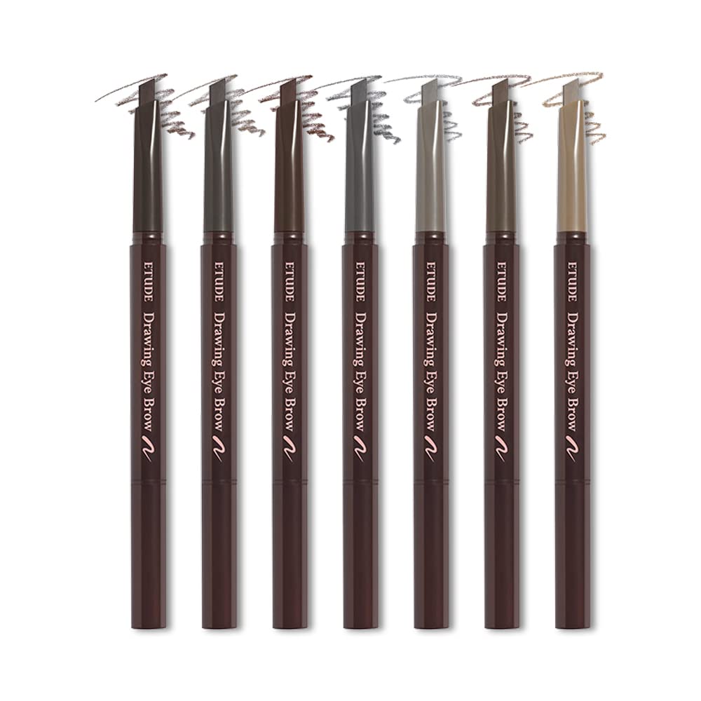 ETUDE Drawing Eye Brow #3 Brown 21AD | Long Lasting Eyebrow Pencil for Soft Textured Natural Daily Look Eyebrow Makeup | K-beauty