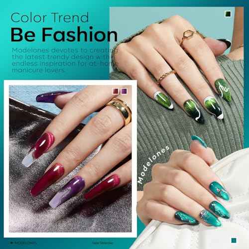 Modelones 12pcs Cat Eye Magnets for Nails, Cat Eye Nails Art Magnet Tools Cute Pink Series Cat Eye Magnet For Nails Flower Cylindrical Magnet For Women Nails Magnetic Nail Polish Magnets Tools