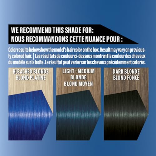 Got2B Color Remix Semi-Permanent Hair Dye, Blue Euphoria