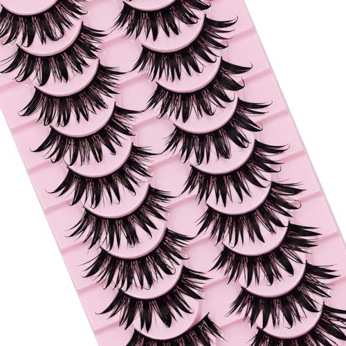 Manga Lashes 16mm Wispy Faux Mink Anime Eyelashes