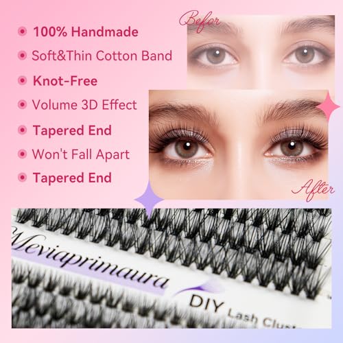 280pcs D Curl Lash Clusters Kit - DIY Eyelash Extensions