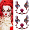 Clown Face Gems Stickers - 2 Pcs Halloween Makeup Rhinestones