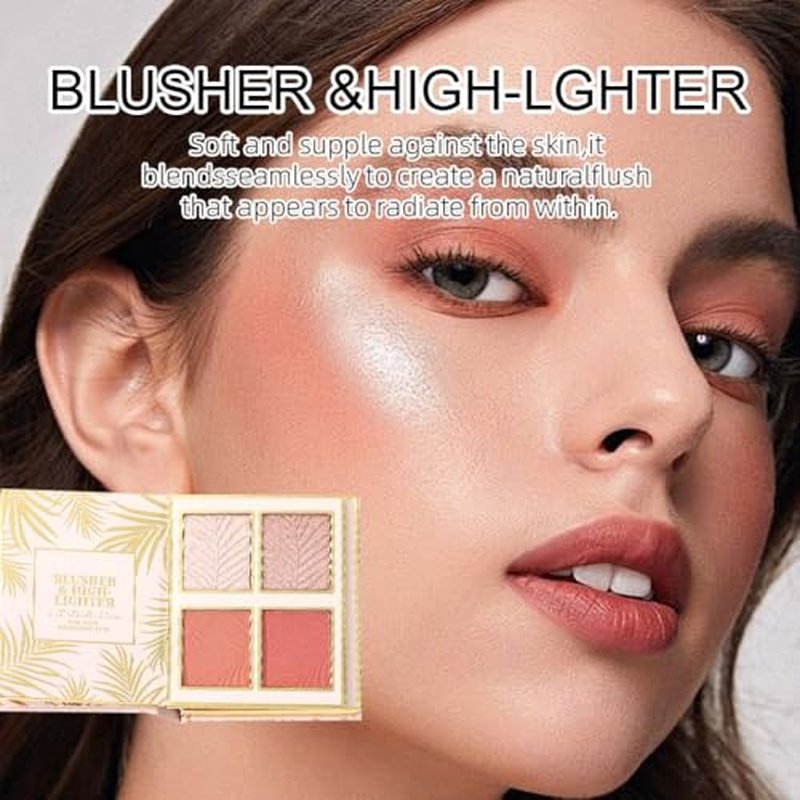 20-Color All-in-One Makeup Palette with Eyeshadow, Blush & Lipstick
