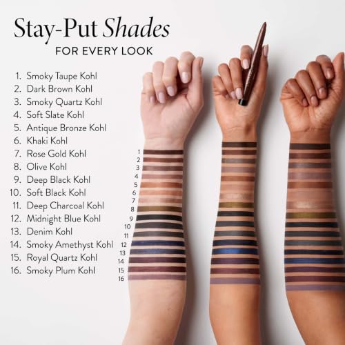 LAURA GELLER Kajal Longwear Kohl Eyeliner Pencil - Dark Brown, 1 Count