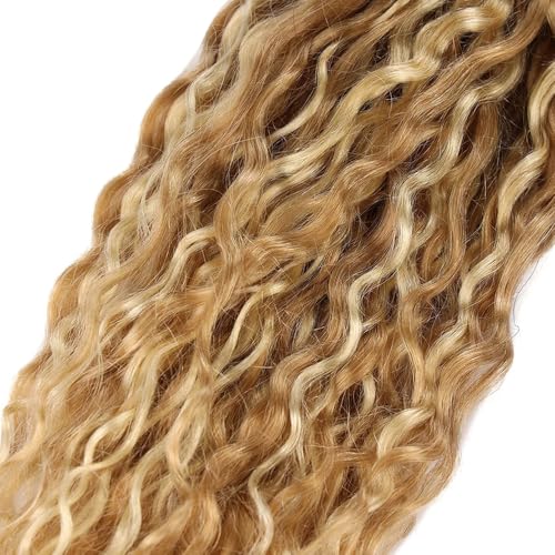 Honey Blonde Deep Wave Human Hair Bundles - 20 Inch, 3 Pack