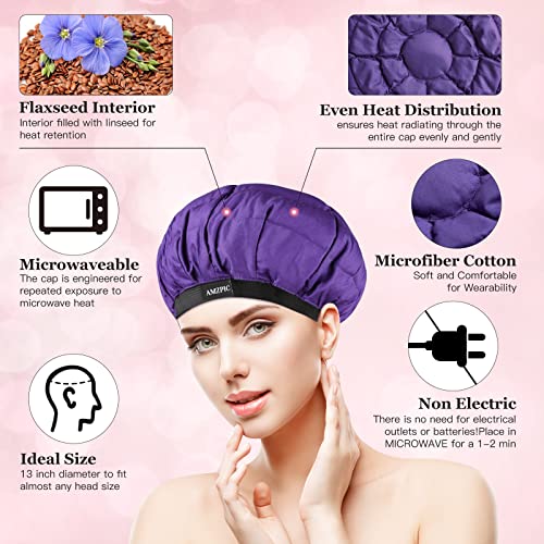 Cordless Microwavable Heat Cap for Deep Hair Conditioning