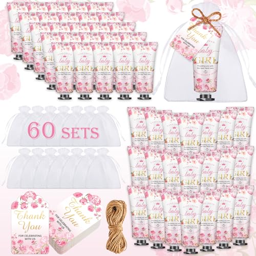 VISCOO 60 Set Baby Shower Party Favors for Guests - Hand Cream Lotion Gifts