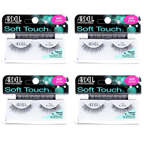 Ardell - False Eyelashes Soft Touch 156 Black (4 Pack)