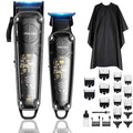 Hair Clippers for Men Barber Kit - Yinicare Professional Cordless Electric Hair Cutting Set with Pomade Hair Clipper, Zero Gap T-Blade Trimmer, Guards for Mens Haircut (Hair Clippers Set)